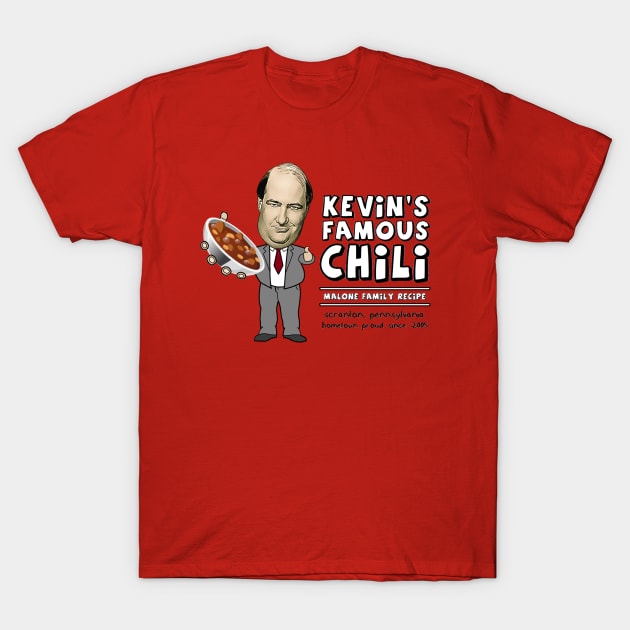 Kevin's Famous Chili T-Shirt by FishbowlPhenom